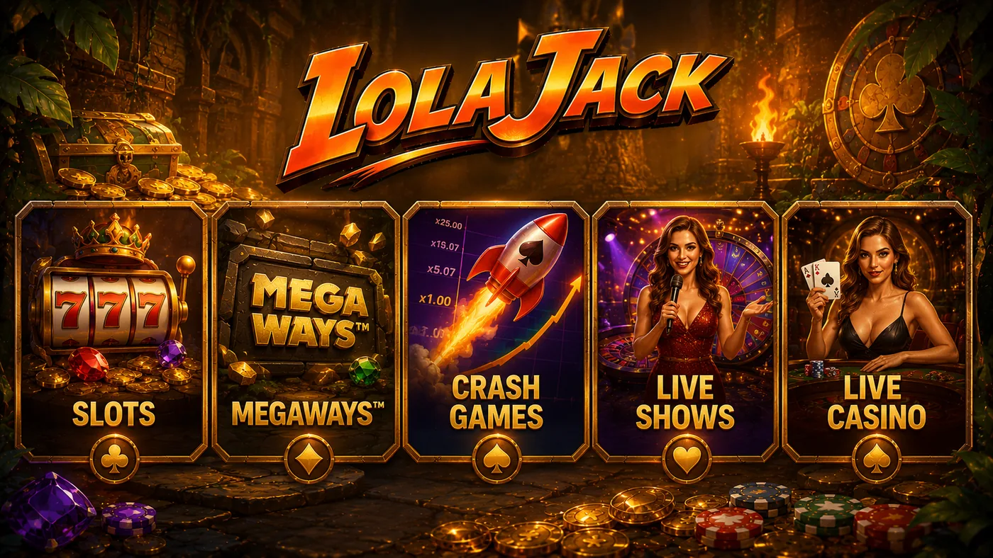 Lolajack Casino favorite slots library
